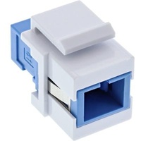 InLine Keystone Modul Fiber SC-Simplex/SC-Simplex Buchse, blau (89988E)