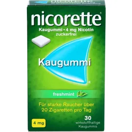 Nicorette Freshmint 4 mg Kaugummi 30 St.
