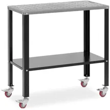 Stamos Welding Group Schweißtisch Stahl 91,3 x 46 cm schwarz mit Rädern
