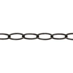 Zier- und Lampenkette 3,2x30x18mm schwarz 29805