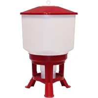 Kerbl Geflügeltränke Kubic 50 L rot/weiß