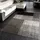 Paco Home Designer Teppich Modern Kariert Kurzflor Design Meliert In Grau Creme Braun, Grösse:160x230 cm