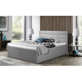 Halmon Schlafkomfort Betten Athena 100 x 200 cm Grau