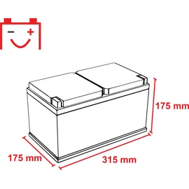 Exide Excell EB802 80Ah 12V