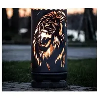 Feuertonne Löwe Feuerstelle Feuersäule