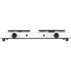 Mestic MKT-200 Elektroherd mit zwei Kochplatten weiß