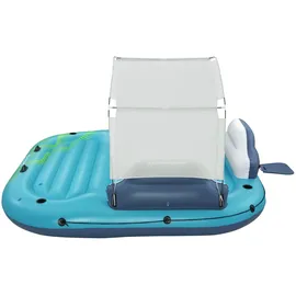 BESTWAY Badeinsel Hydro Force Sonnenlounge 5 Personen aufblasbar Poolinsel