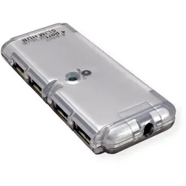 Value USB 2.0 Notebook Hub, 4 Ports, ohne Netzteil