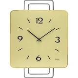 AMS Wanduhr Pendeluhr - AMS Modell: 9691 goldfarben