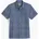 Kurzarmhemd Blau/Grau L