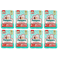 8er-Pack Pampers Baby-Dry Mutandino - Größe 6 - 14 Windeln XL 15+Kg