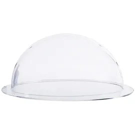 HMF 46735 Halbkugel aus Acryl mit Krempe, DIY Acrylhaube, Ø 35 cm, Transparent
