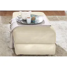 Calia Italia Hocker Gaia Luxus-Microfaser 67 x 44 x 90 cm Beige