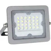 LUXULA Außenstrahler LED 20 W 10,3 cm grau inkl. Bewegungsmelder