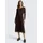Tom Tailor Meshkleid Regular midi mit Muster braun XXXL (46)