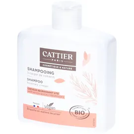 Cattier Shampoo für schnell fettendes Haar, Rosmarin-Essig 250 ml