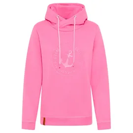 delmao Kapuzensweatshirt mit Print rosa 36/38