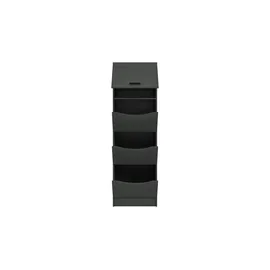 Möbel Kraft Frillensee Wäscheschrank 60 x 195 cm Grau