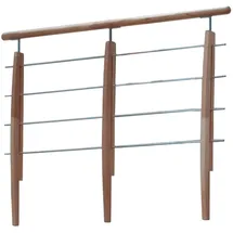 Minka Brüstungsgeländer 1 m Edelstahl/Holz