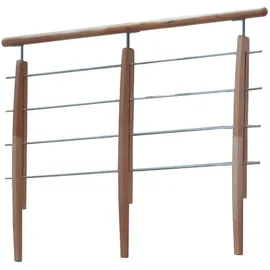 Minka Brüstungsgeländer 1 m Edelstahl/Holz