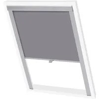 vidaXL Verdunkelungsrollo 80 x 808 cm grau