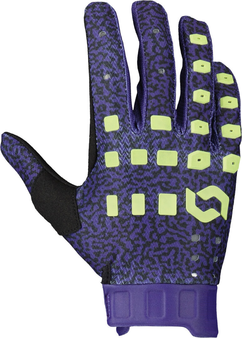 Scott Podium Pro Lila/Grün Motocross Handschuhe, grün-lila, Größe L für Männer