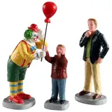 Carnival Toys Lemax - Friendly Clown- Set of 3