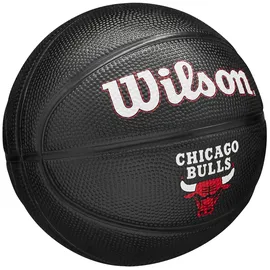 Wilson NBA Team Tribute Mini Basketball Schwarz 3