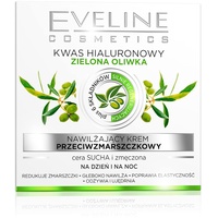 Eveline Cosmetics Feuchtigkeitsspendende Anti-Falten-Creme Tag/Nacht mit Hyaluronsäure & Grüner