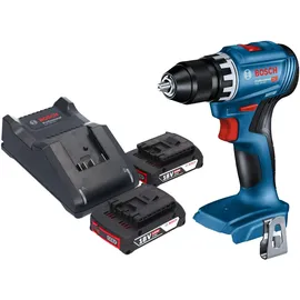 Bosch GSR 18V-45 Professional inkl. 2 x 2,0 Ah + Ladegerät