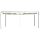 Gardenson Pergola, Metall, 600x250x300 cm, Sonnen- & Sichtschutz, Pavillons & Pergolas