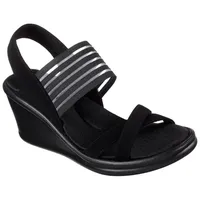 SKECHERS Rumblers-Solar Burst Sandalen, schwarz (Black BBK), 41 EU - 41 EU