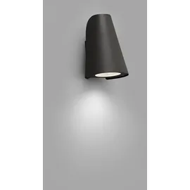 FARO Außenwandleuchte Aluminium 18,0 cm E27 IP44 grau