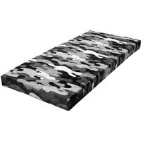 Bonellfederkernmatratze Military schwarz Liegefläche B/L: ca. 90x200 cm - schwarz, multicolor