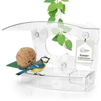 wildlife home Fenster Futterhaus 3-in-1  transparent