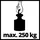 Einhell Lasthaken Stahl 10 kg rot/schwarz