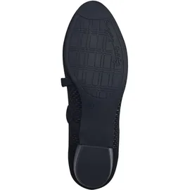 Jana Pumps mit Riemen Kleiner Absatz Vegan, Schwarz 38 EU