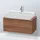 Duravit L-Cube 92x47,7cm, Nussb Nat, f Kons, 1 Auszug