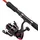 Abu Garcia Cardinal X Spinnruten- und Rollen-Combo - Spinnfisch-Setup für Forelle, Barsch, Lachs, Hecht, Black/Red, 2.13 m |10-30 g