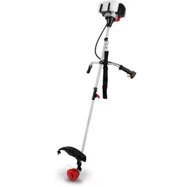 Eberth Motorsense Freischneider Rasentrimmer Multitool 2in1 Benzin, Tragegurt Inkl., 3PS, 52ccm Hubraum, 2-Takt Motor Fadenkopf mit Tippautomatik, Dickichtmesser, Seilzugstart