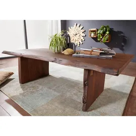MASSIVMOEBEL24.DE PURE ACACIA Braun Akazie 150 x 45 x 70 cm