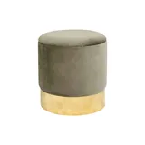 Akord Pouf mit Stauraum ¦ beige Ø: 39.0