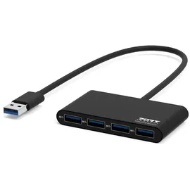 PORT DESIGNS 900121 USB 3.2 Gen 1 (3.1 Gen 1) Type-a 5000 Mbit/s Schwarz
