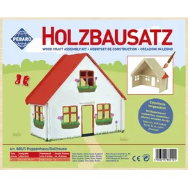 Peter Bausch GmbH & Co. KG Puppenhaus Holzbausatz klein weiß 880/1
