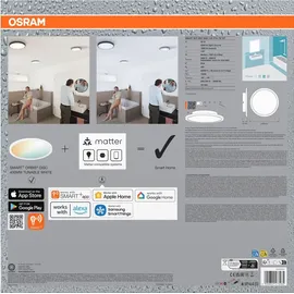 Osram Orbis Disc 24W 400mm Aluminium/weiß