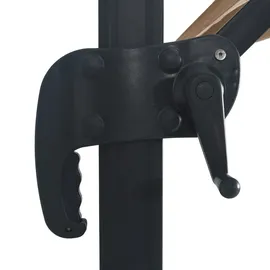 vidaXL Ampelschirm 400 x 300 cm Taupe