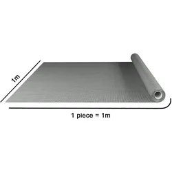 Intirilife Fliegennetz aus Fiberglas Grau Meterware Breite 100cm Maschenweite 1,2mm - UV beständig Fliegengitter Insektenschutz Gitter Fenster Tür