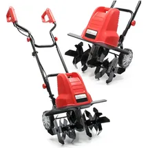 Wiltec Gartenhacke 1500 W 400 U/min mit 220 mm Arbeitstiefe und 24 Klingen