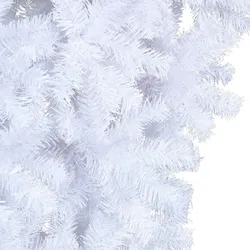 vidaXL Künstlicher Weihnachtsbaum mit Ständer Umgekehrt Weiß 150 cm