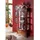 Massivmoebel24 Vitrine Akazie 72 x 40 x 155 cm Braun